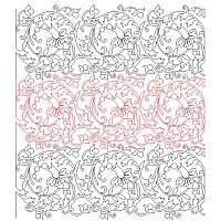 Swirling Jacobean Pano 001 Extended Bundle